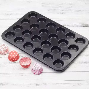 24-Hole Mini Cupcake Pan MOQ 240pcs . FOB 🇨🇳 $1.65