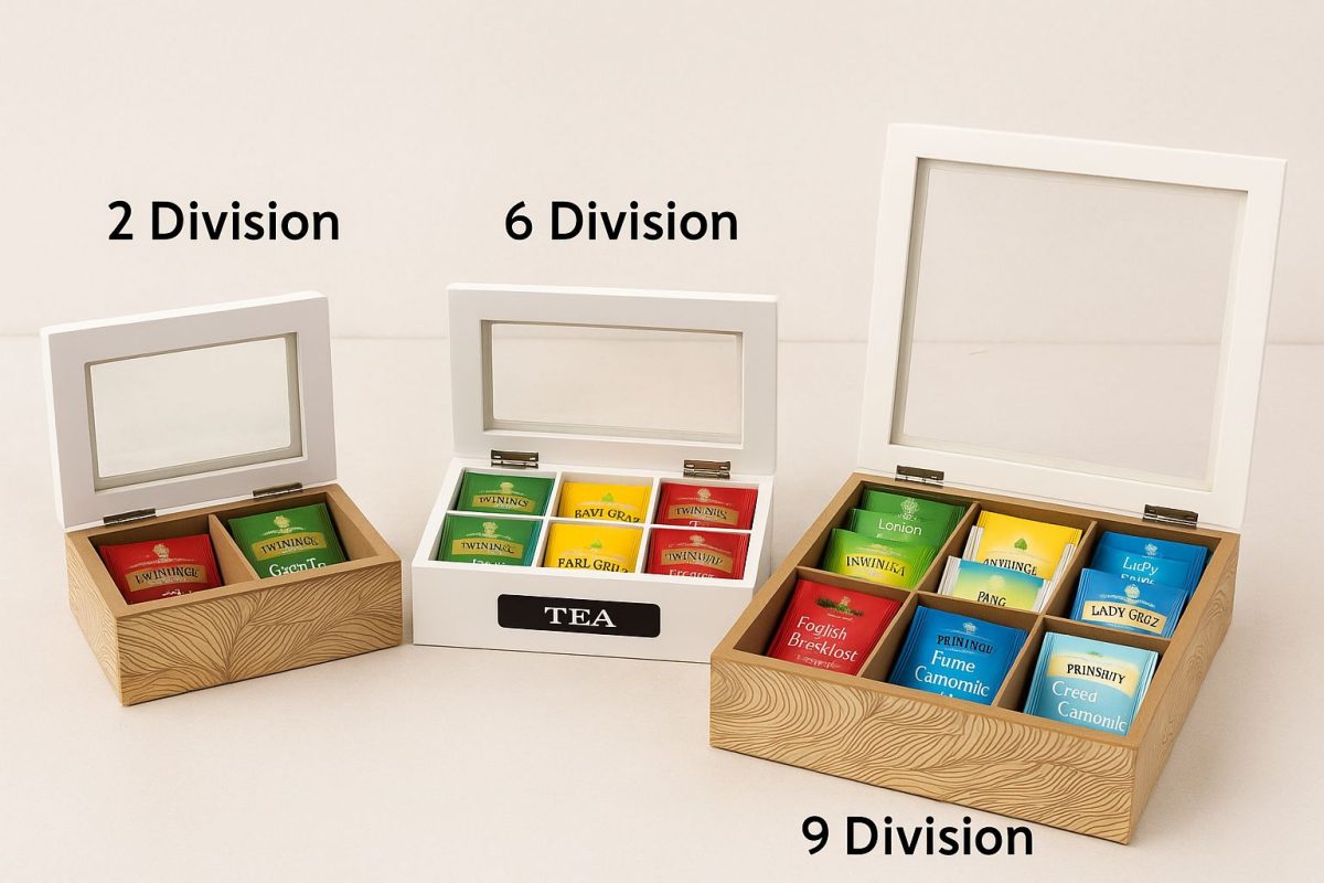Wooden Tea Boxes MOQ 96 pcs . FOB 🇨🇳 $3.25 - Image 4