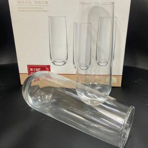 Stemless Flute Glasses MOQ 48 (54 pcs) pack . FOB 🇨🇳 $26.00