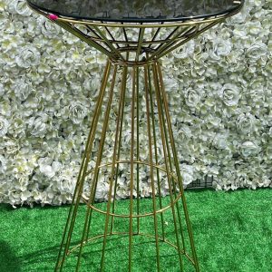 Gold cocktail table