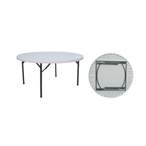 Round 1.5m folding table