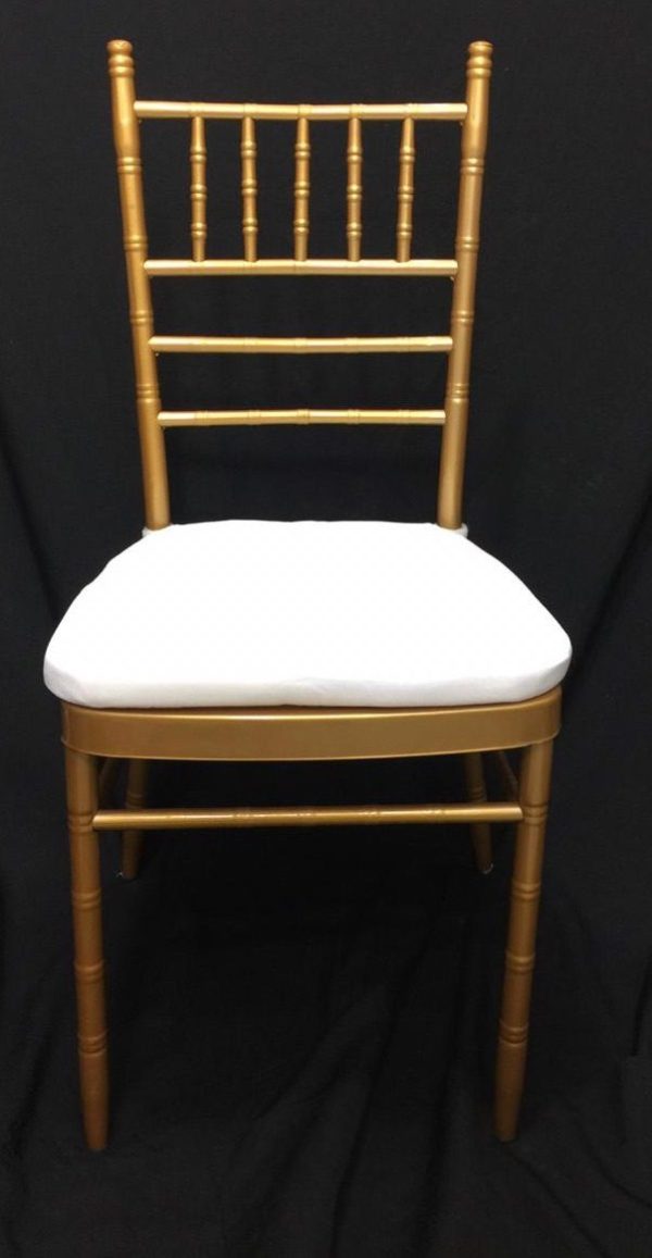 Metal Gold Tiffany chair!