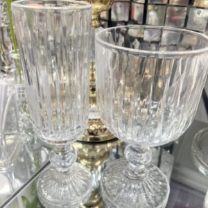 Clear Glasses! 6pc wine or 6pc Champagne!