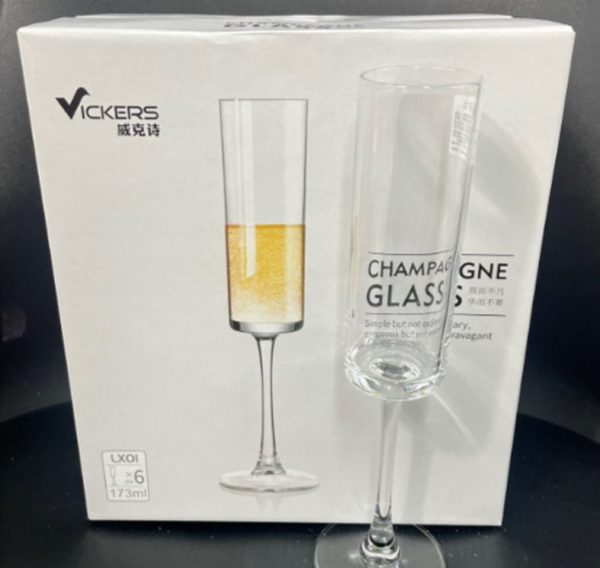 6pc Champagne Glass!