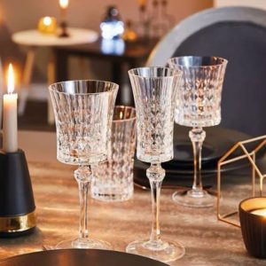 Clear glass! 6pc wine or 6pc Champagne!