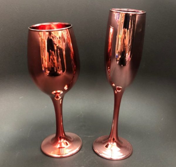 6pc wine or 6pc champagne glass set - Image 2
