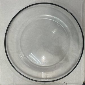 Glass underplate Black rim!