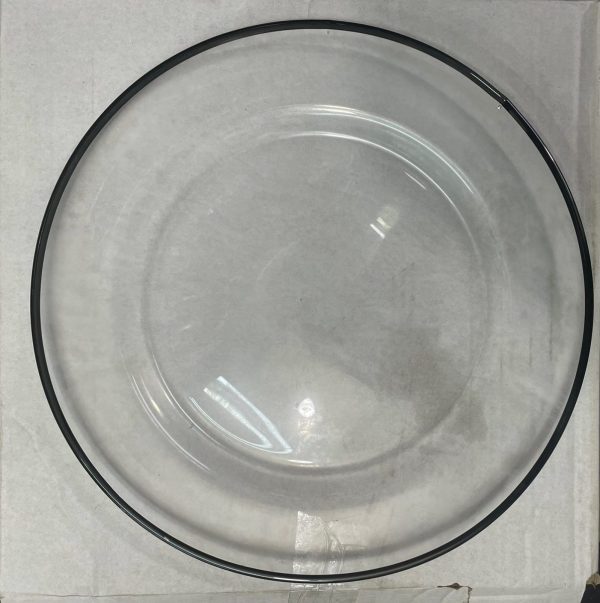 Glass underplate Black rim!