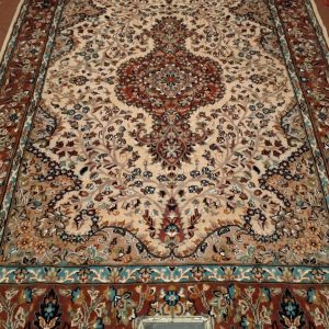 Hand knotted wool/silk carpets Rugs